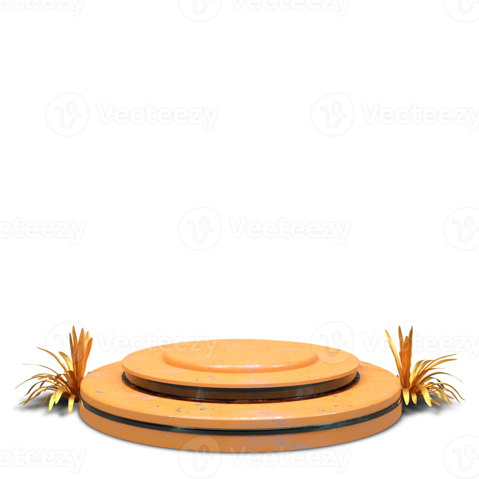 podium rendu 3d avec un design beau et élégant png