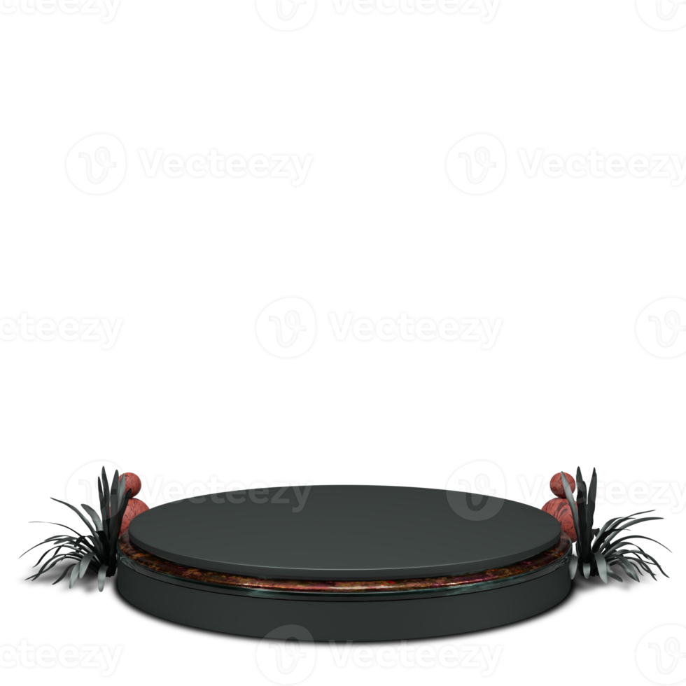 podium rendu 3d avec un design beau et élégant png