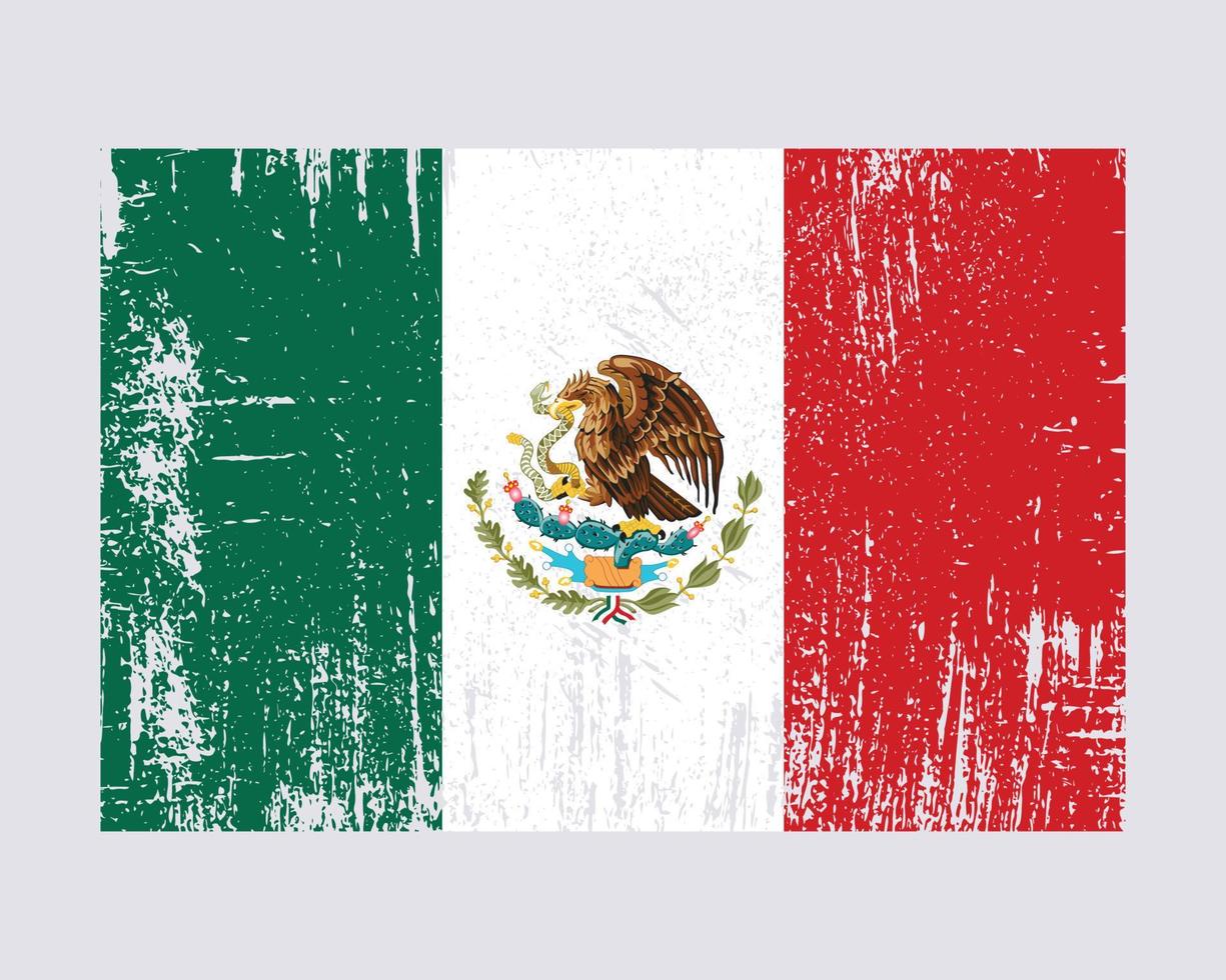 Mexico flag vector