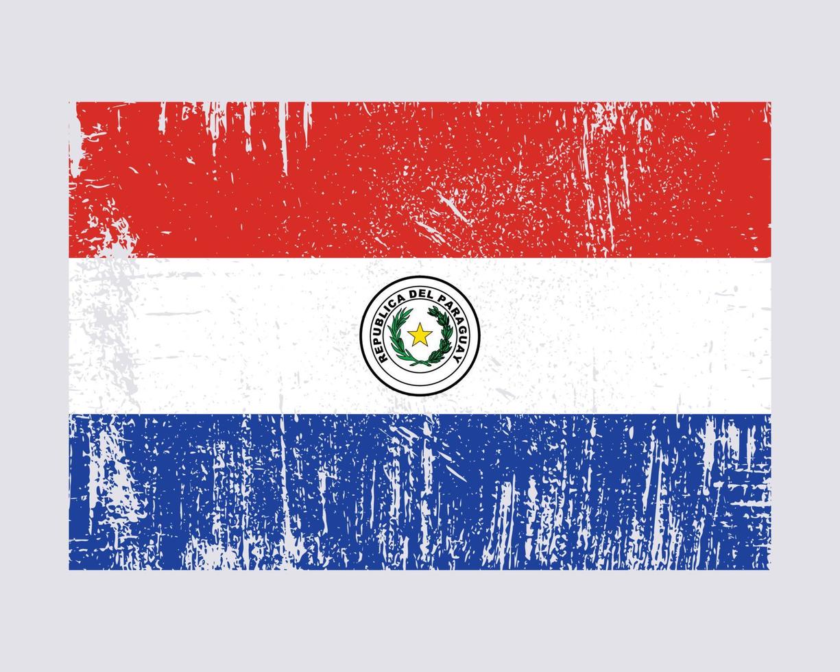 vector de bandera de paraguay