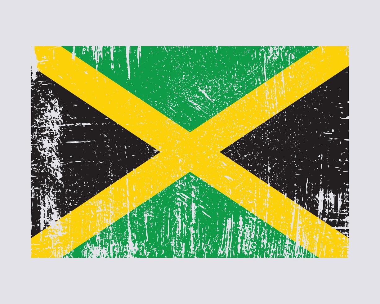 vector de bandera de jamaica