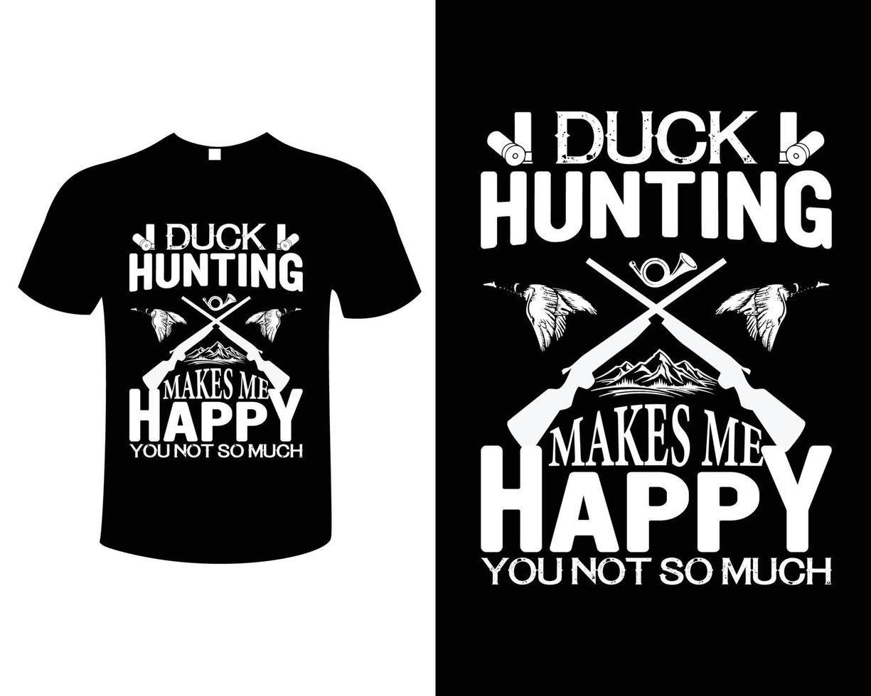 Hunting T-Shirt Design Vector Illustration Template