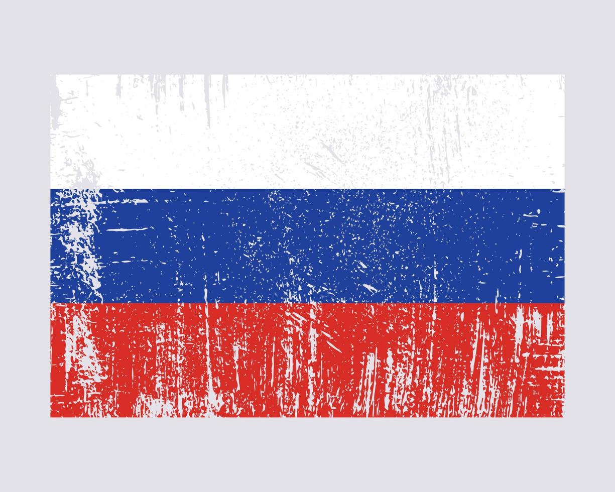 Russia flag vector