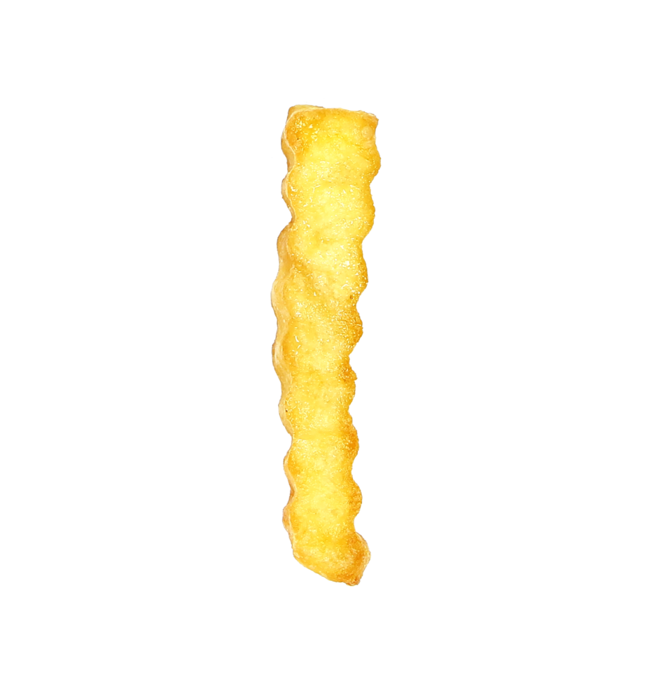 un tas de frites isolé sur fond transparent fichier png