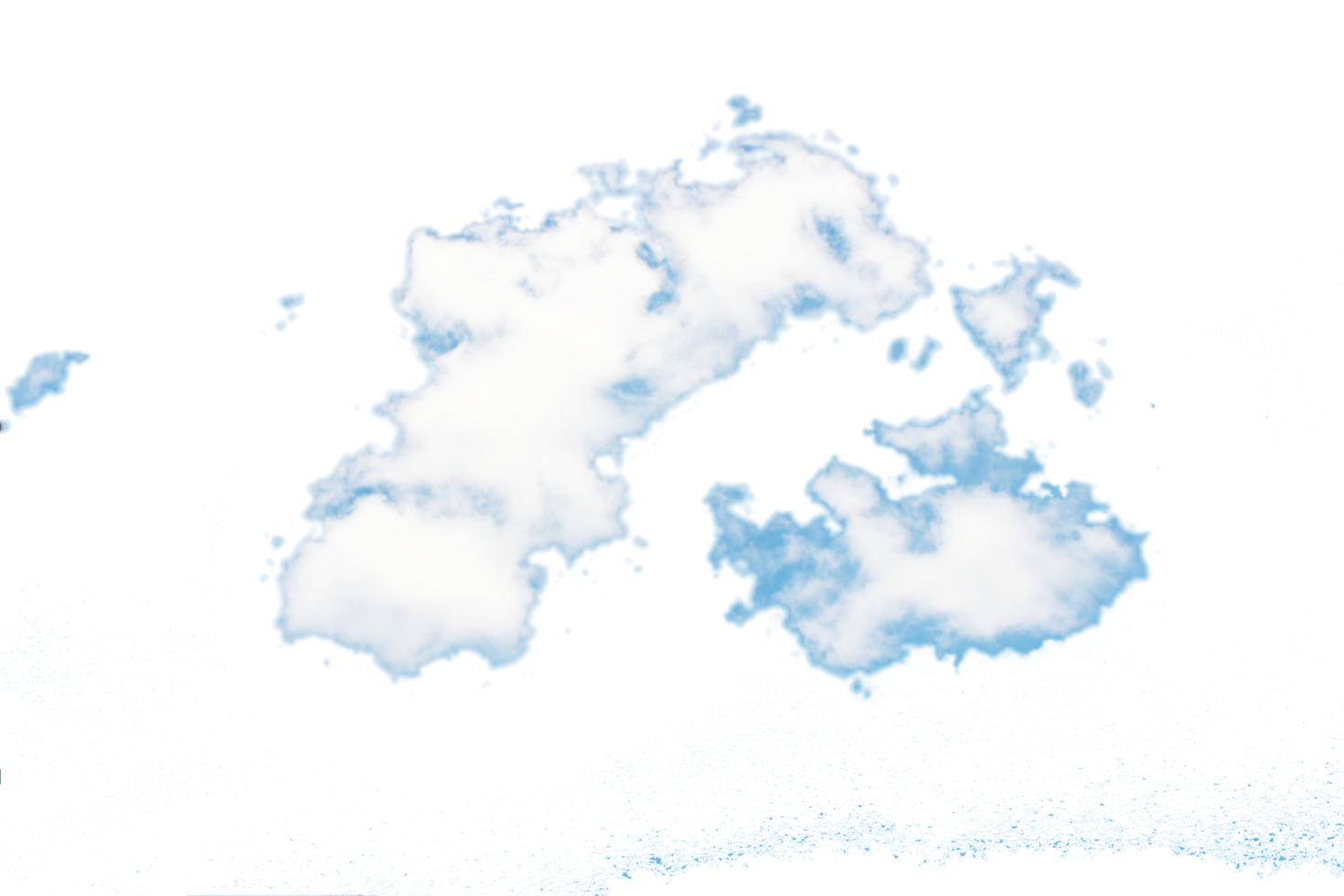 clouds in the sky on transparent background png file