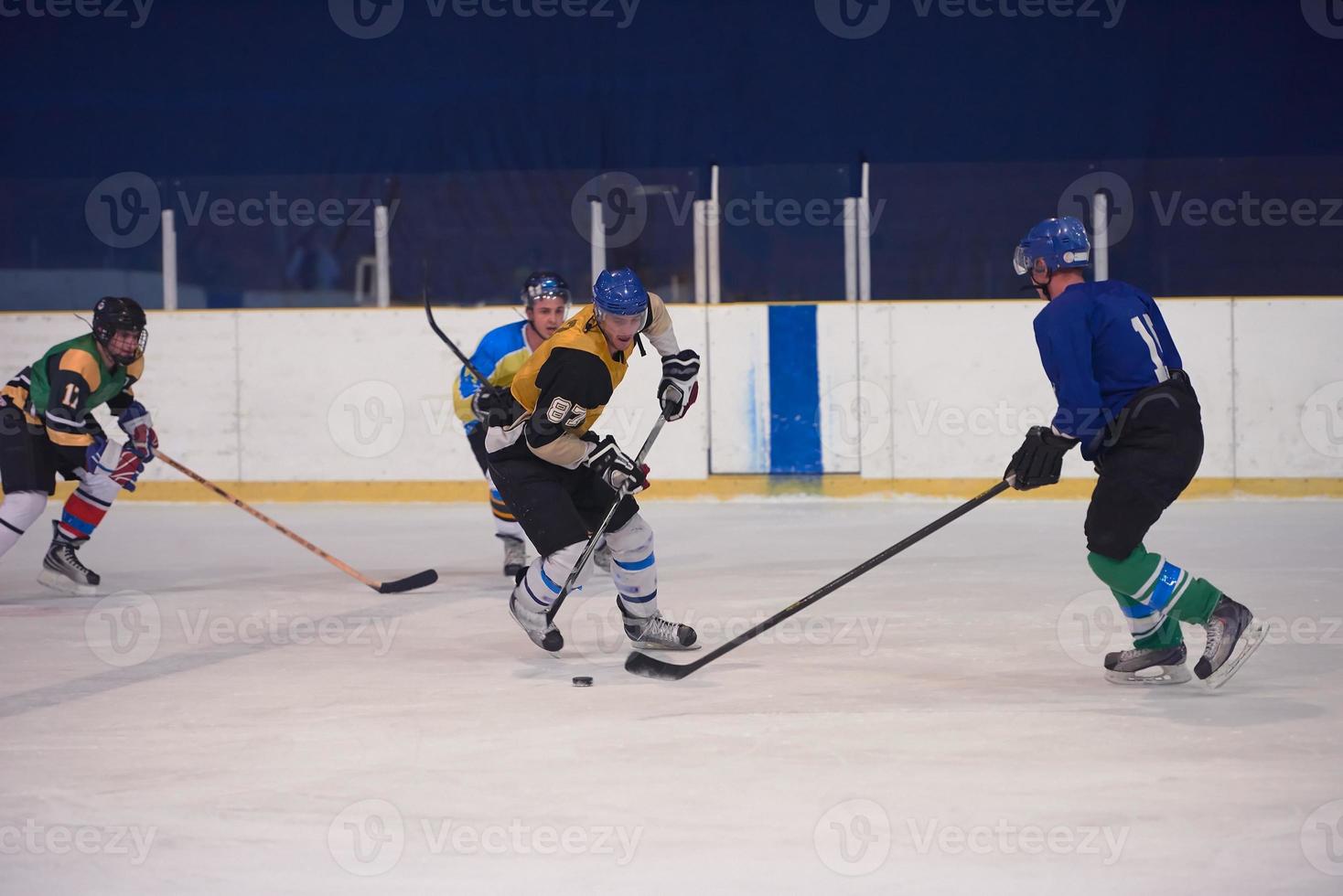 jugadores de hockey sobre hielo foto