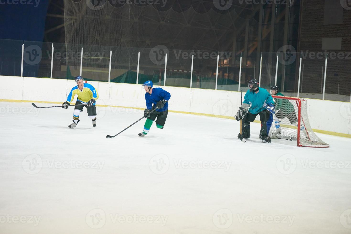 jugadores de hockey sobre hielo foto