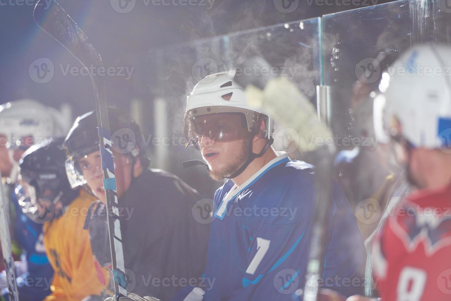 ice hockey player portrait photo