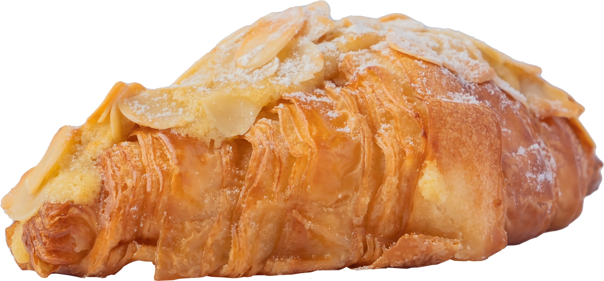ritaglio di pane croissant su sfondo trasparente. png