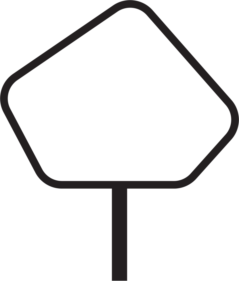 Simplicity tree drawing flat design. png