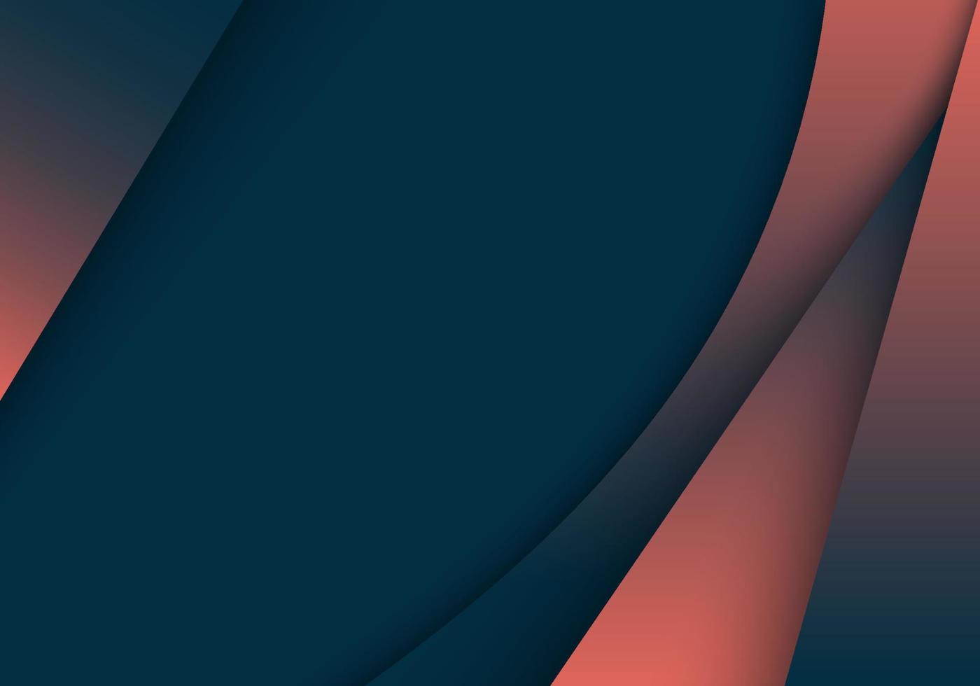 Abstract template blue and pink triangle overlapping layered with lighting effect on dark blue background vector