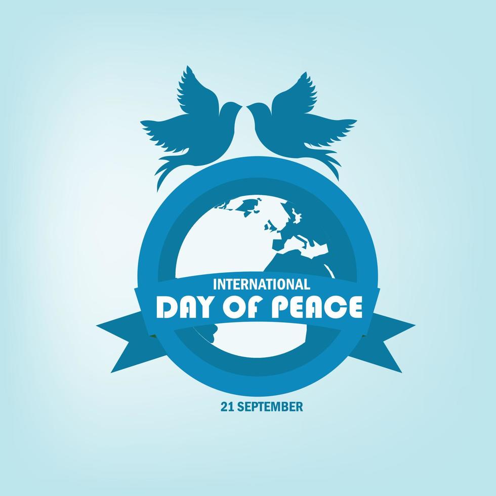International Peace Day Vector Illustration. Simple and elegant design