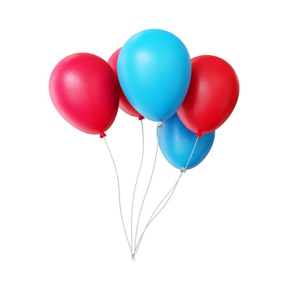 3d balloon colorfull png