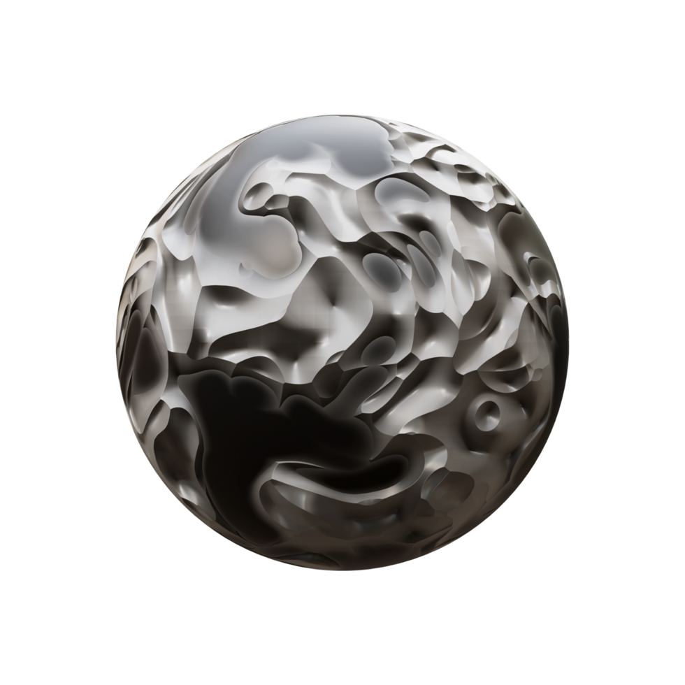 3d merqury planet illustration png