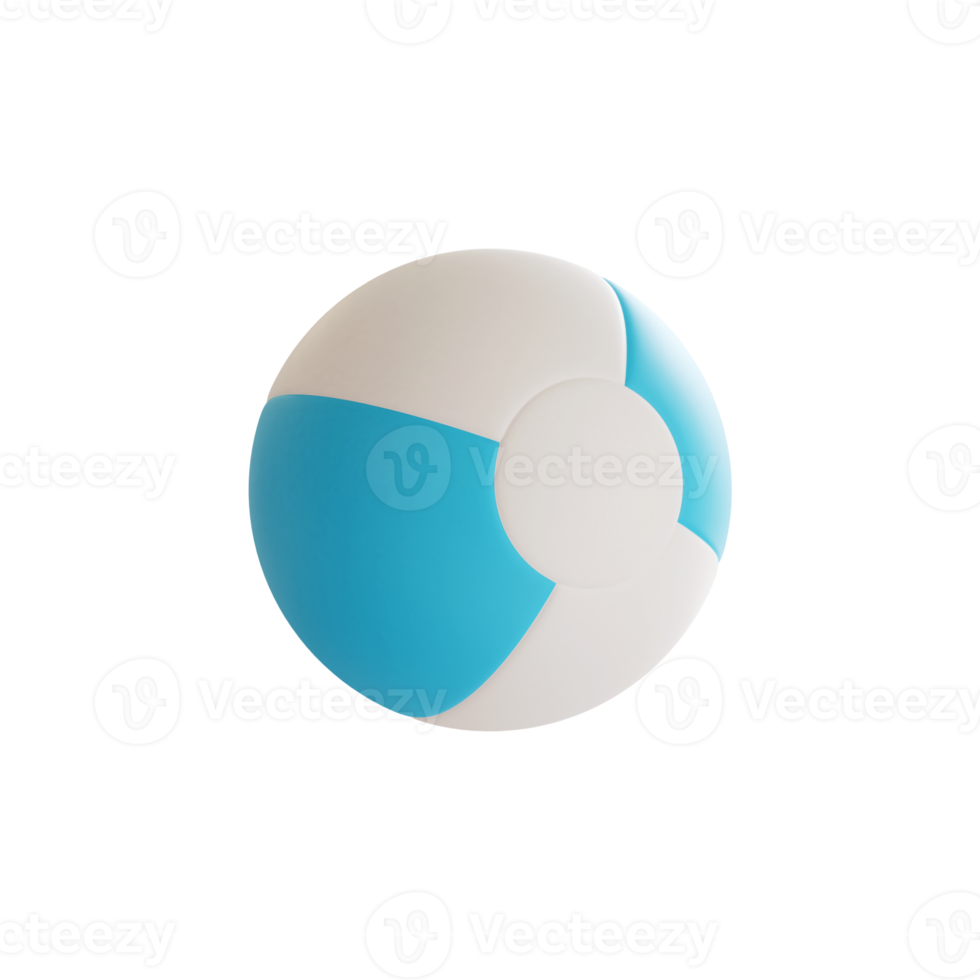 Beach Ball 3d png