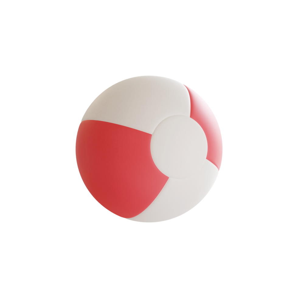 Beach Ball 3d png