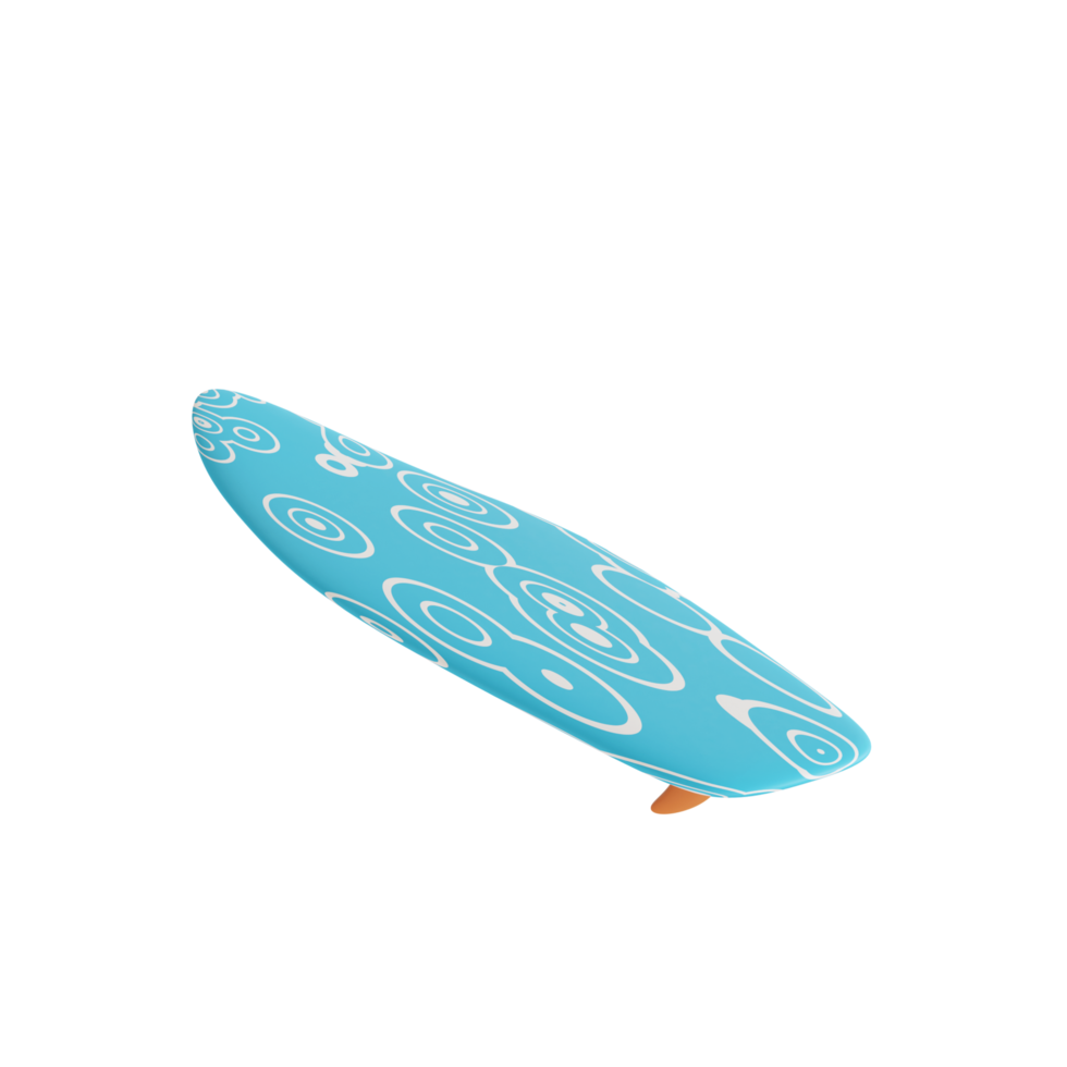 Surfing board 3d png