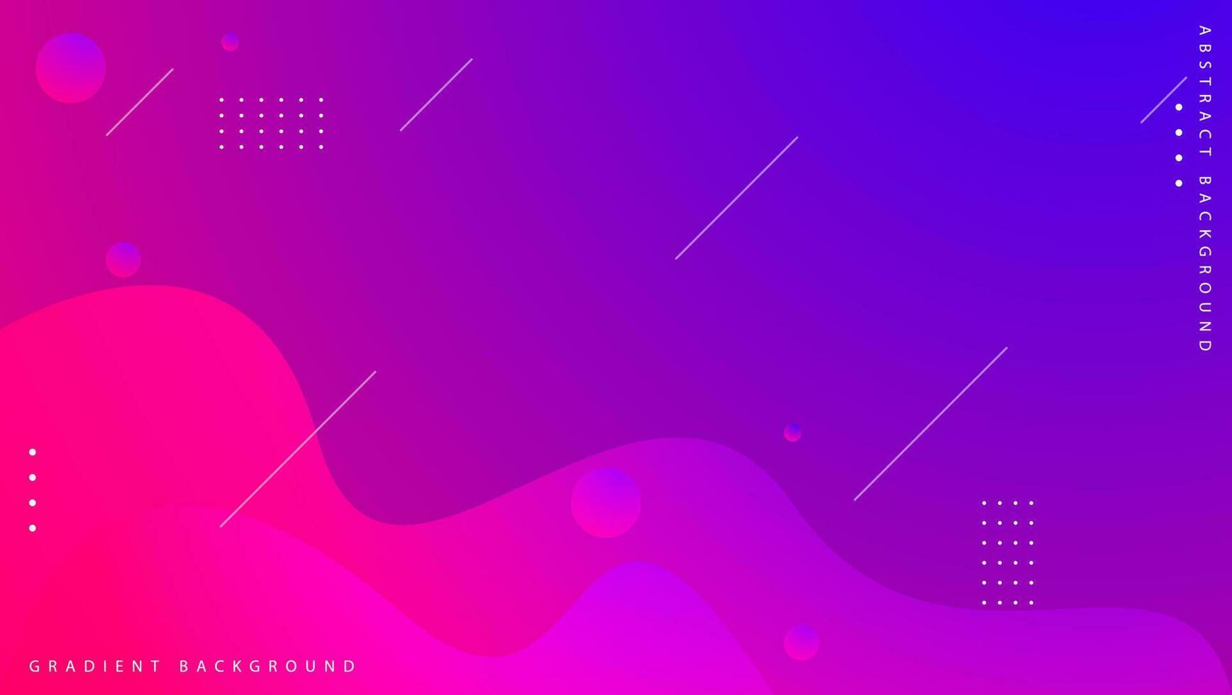 abstract gradient fluid background with geometric shapes element vector