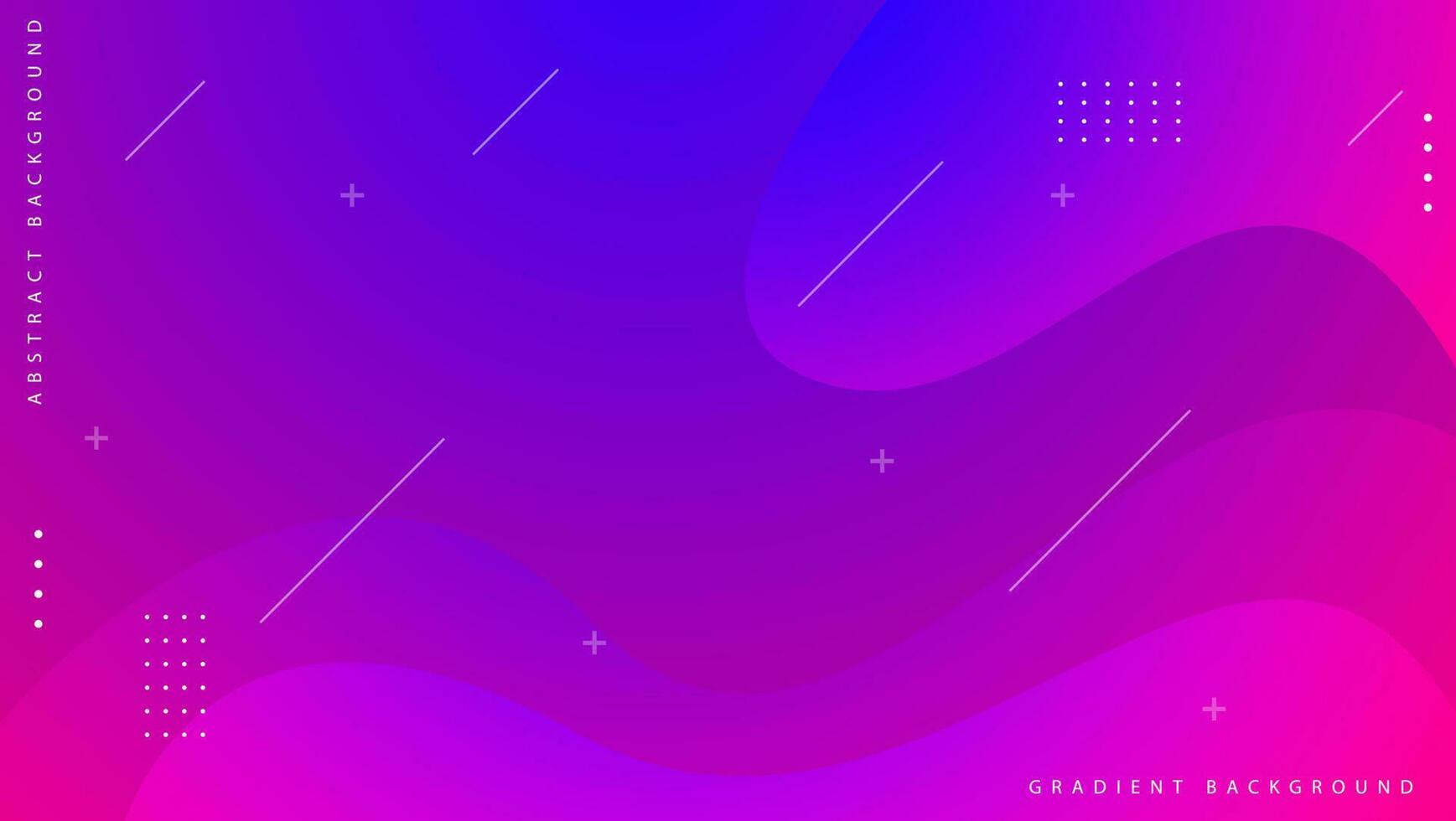 abstract gradient fluid background with geometric shapes element vector