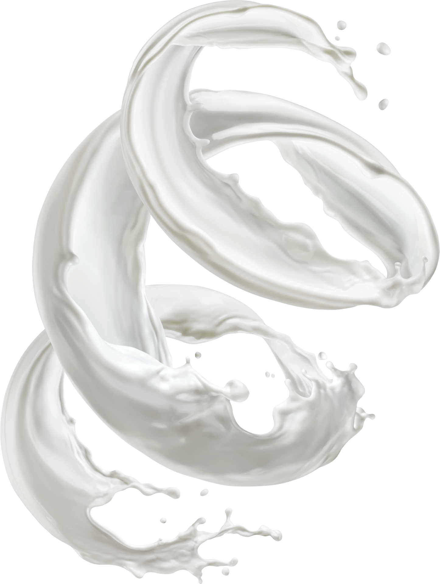 Milk splash isolated with clipping path 10833999 PNG
