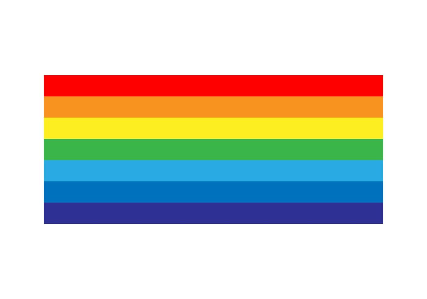 Rainbow vector illustration. Colorful abstract design. Color graphic symbol rain bow.