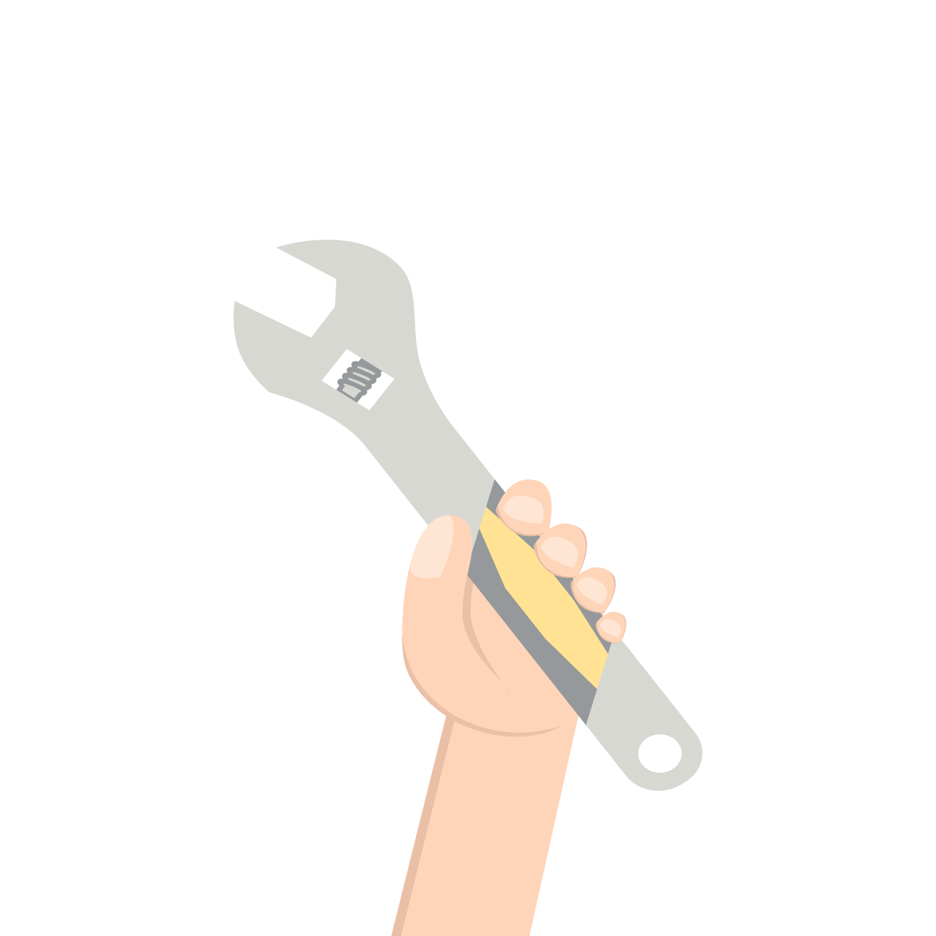 Hand Holding Construction Tool Equipment 10834603 PNG