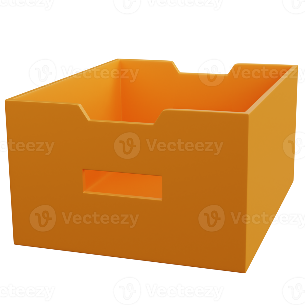 3d rendering file storage empty isolated 10834871 PNG