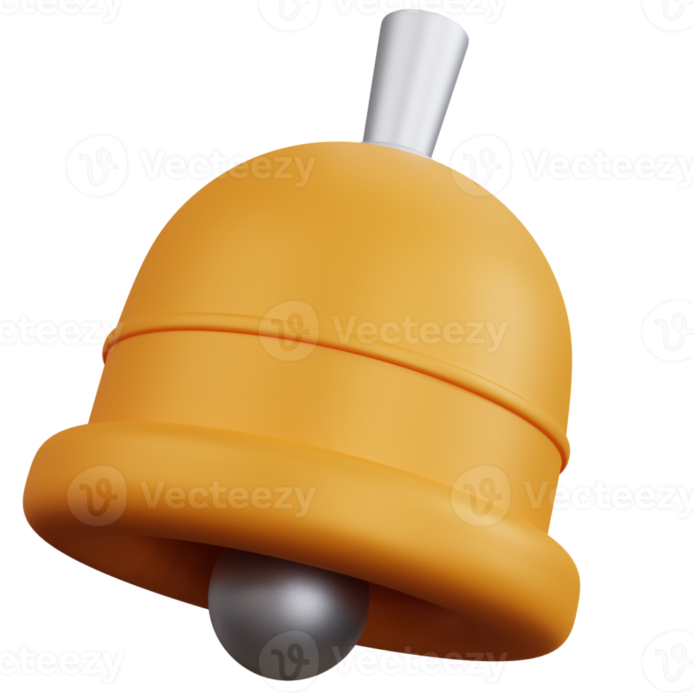 3d rendering hand bell isolated 10834895 PNG