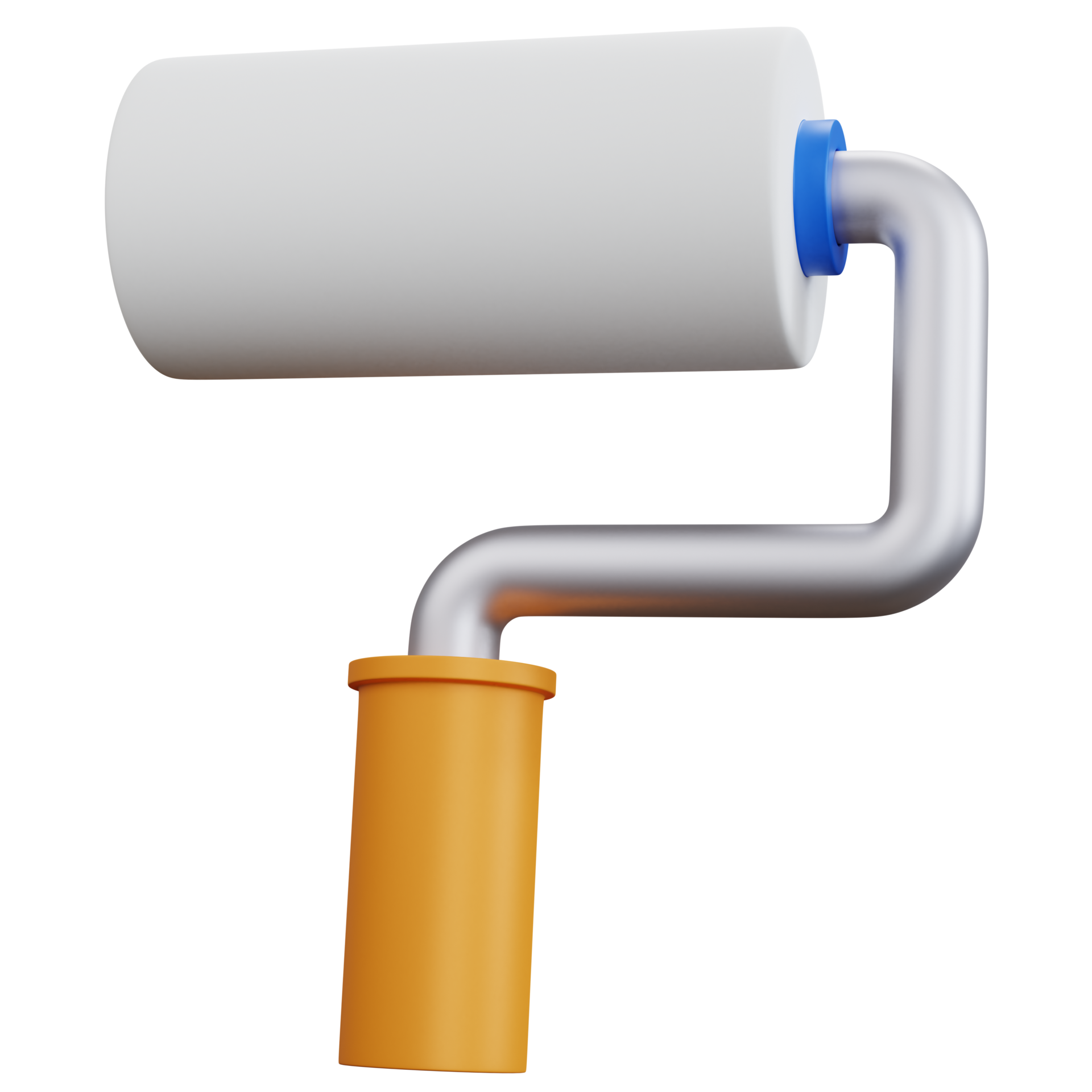 rolo de pintura de renderização 3d isolado 10834897 PNG