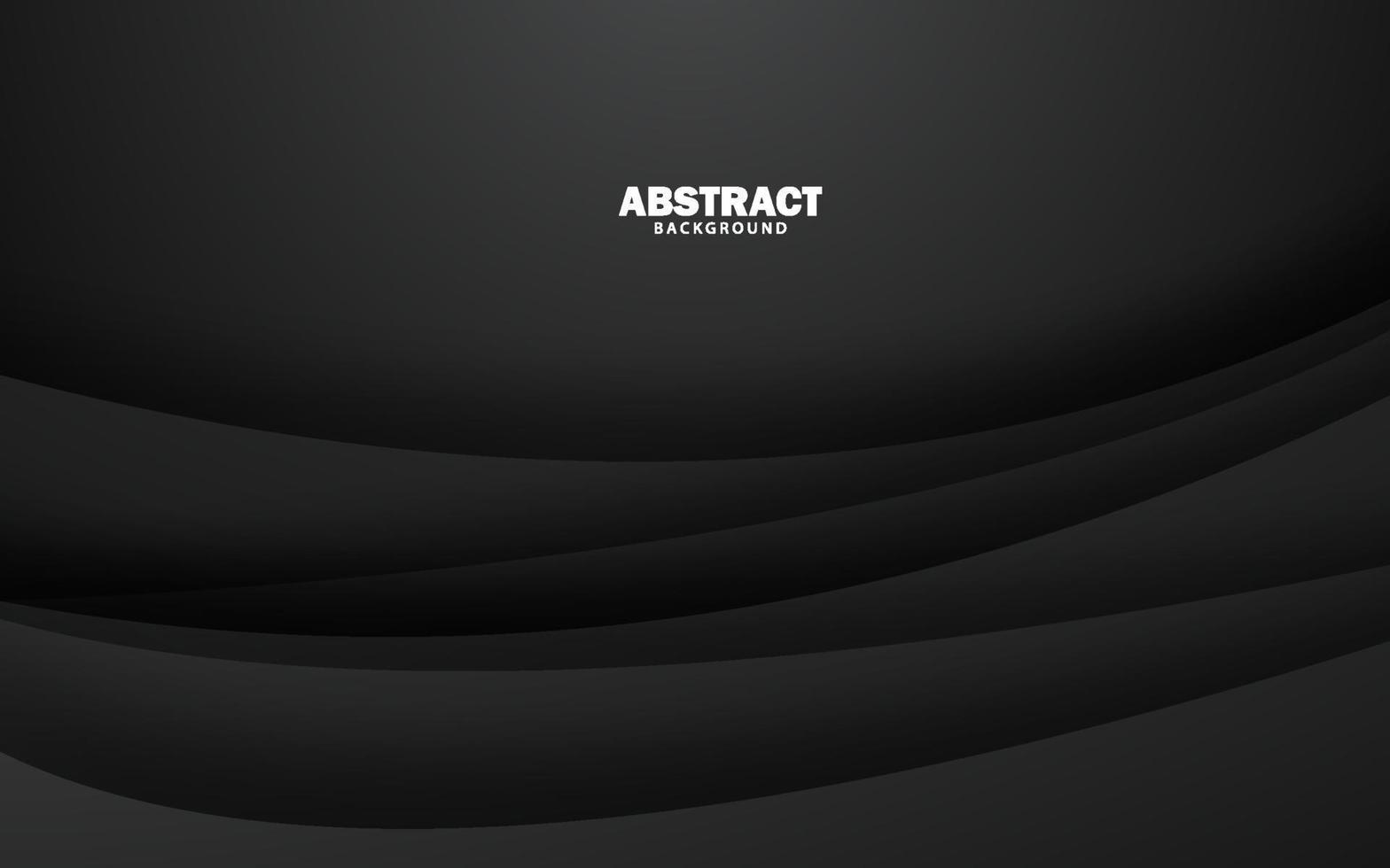 Abstract overlap layer dark black banner background vector