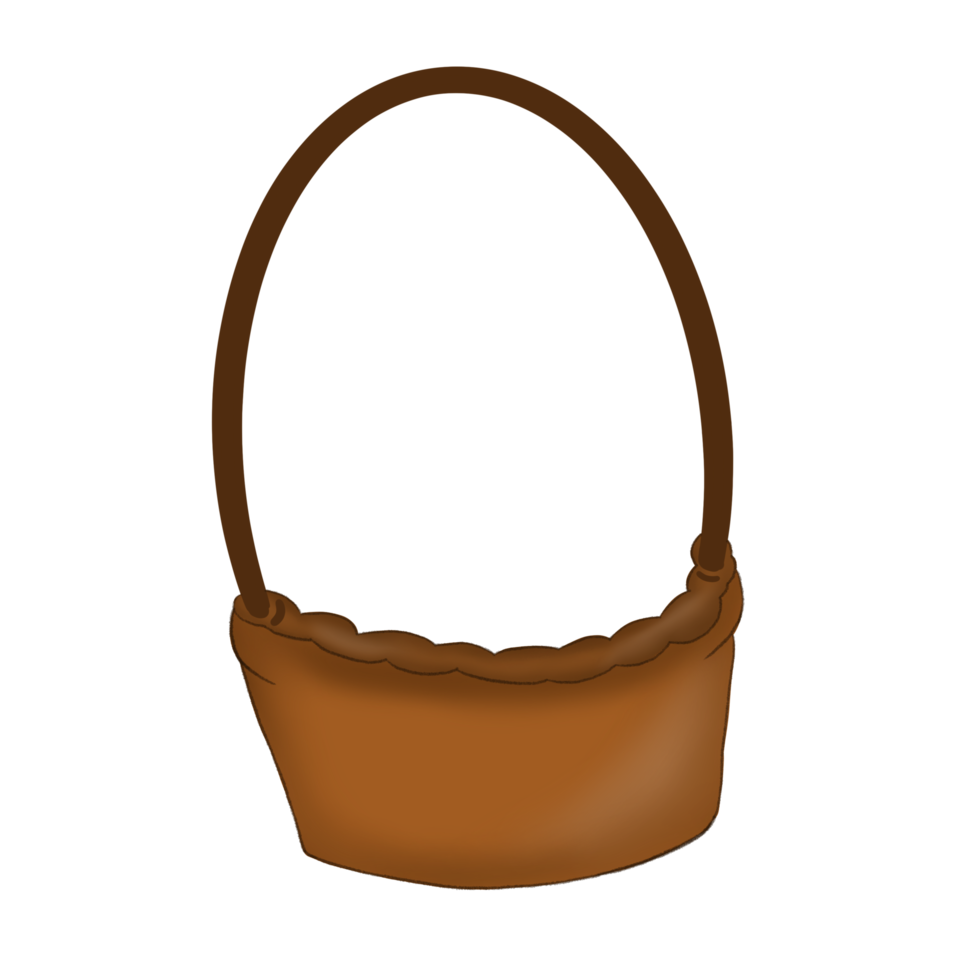 Easter egg basket png