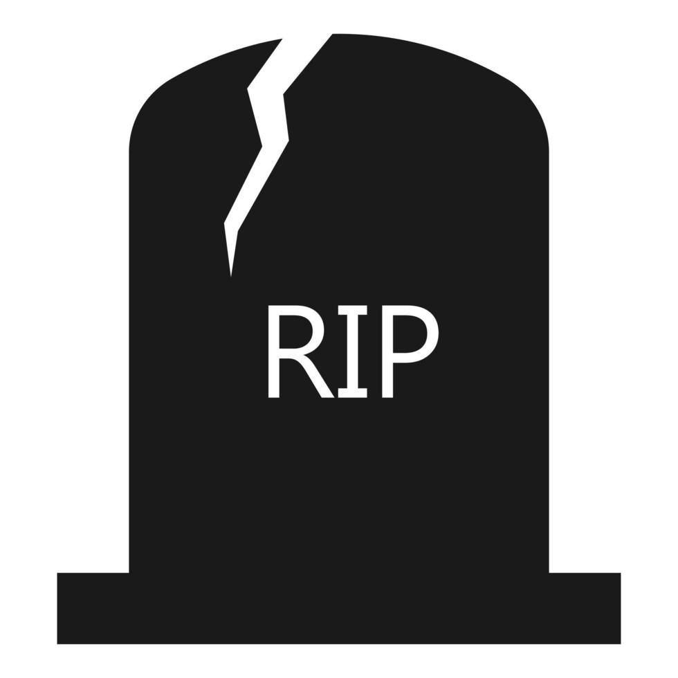 Gravestone. Grave with text RIP. Vector illustration . 10835131 Vector ...