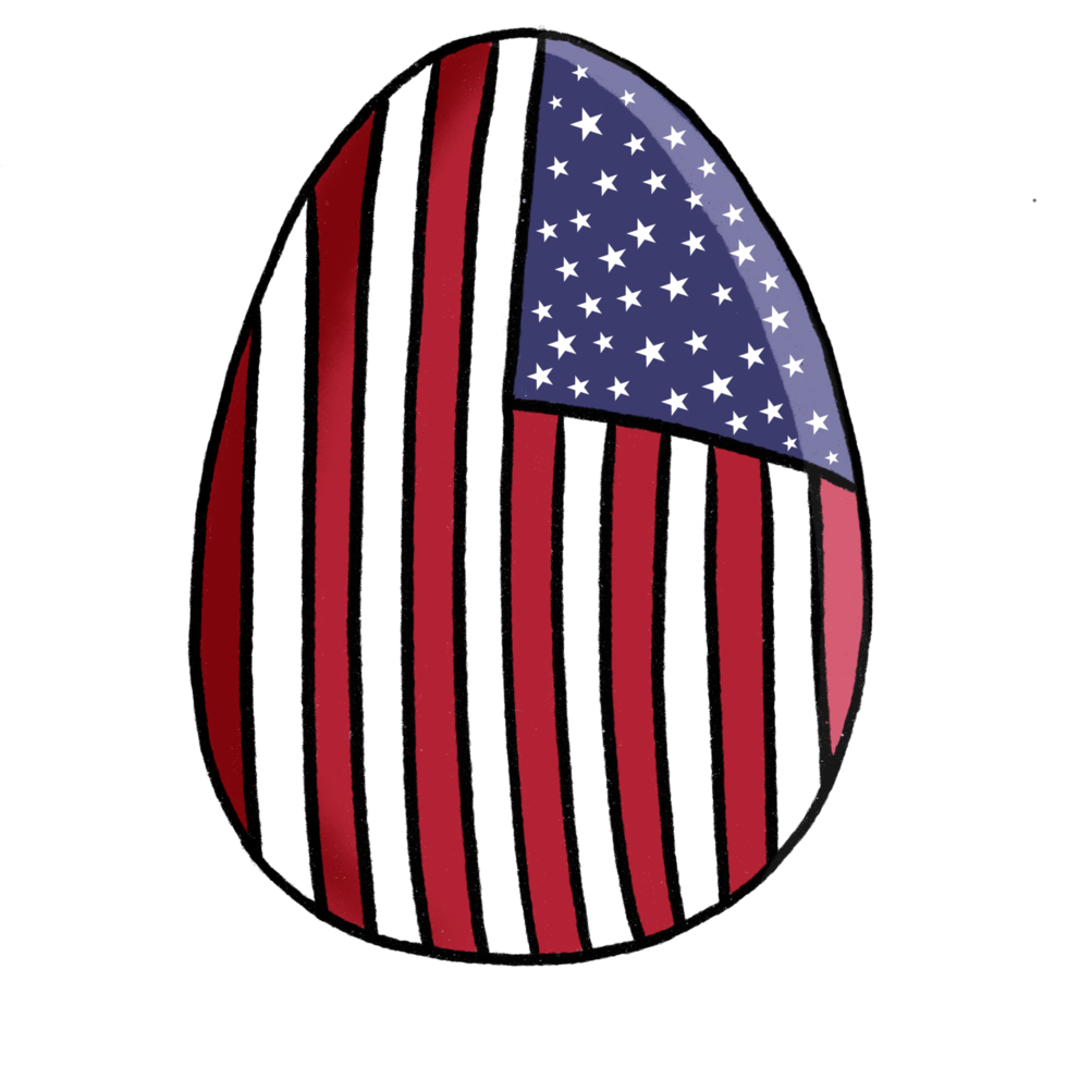 coniglietto Pasqua uovo png