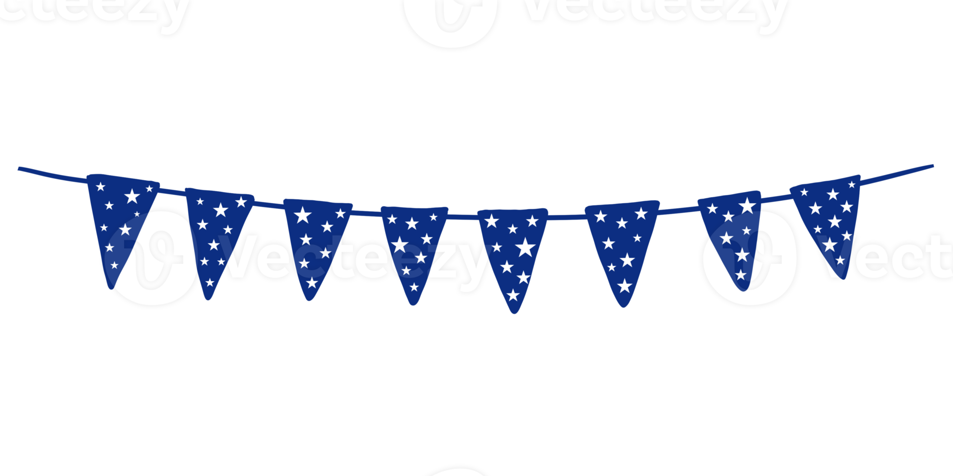 4th of July Bunting png