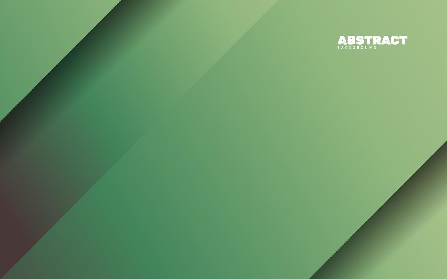Abstract green color overlap layer background vector