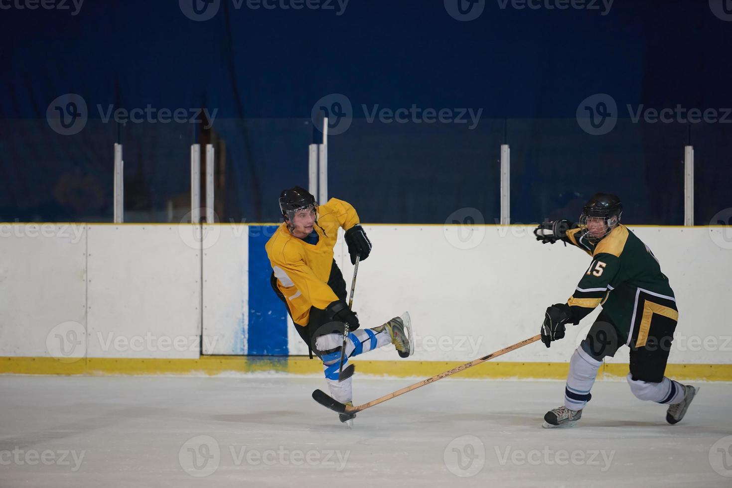 jugadores de hockey sobre hielo foto