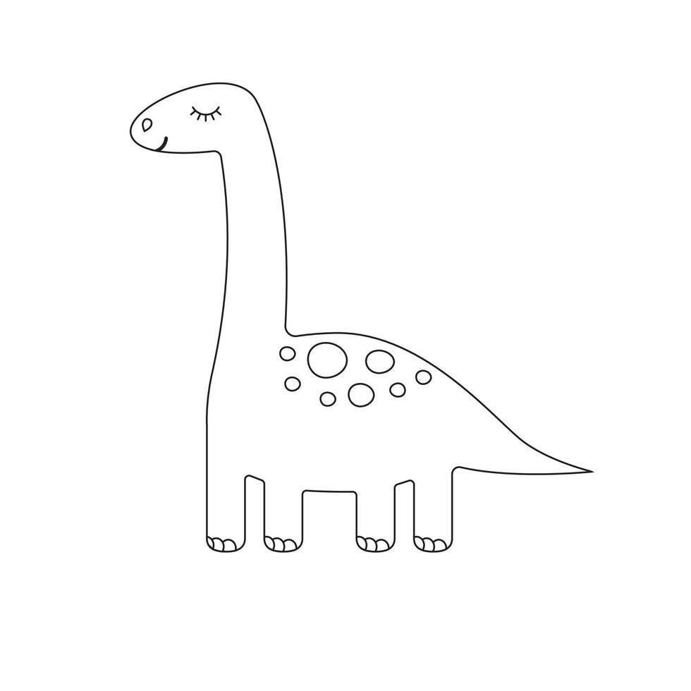 dinosaurio diplodocus vector