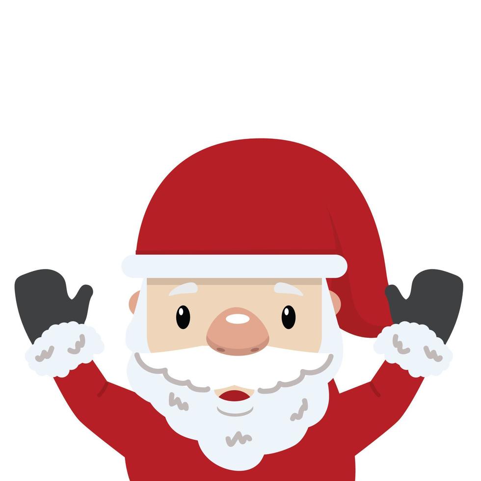 Cute Santa Claus Cartoon vector