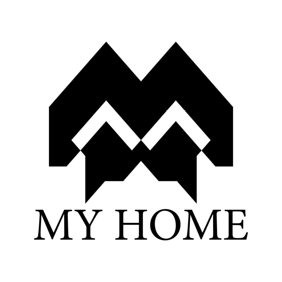 Home logo design. Vector illustration
