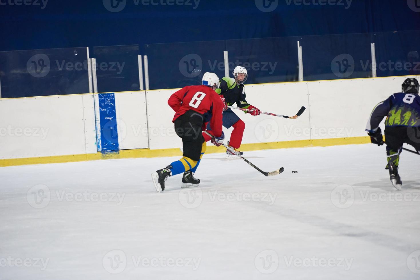 jugadores de hockey sobre hielo foto