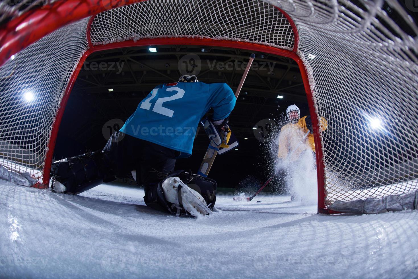 ice hockey goalkeeper photo