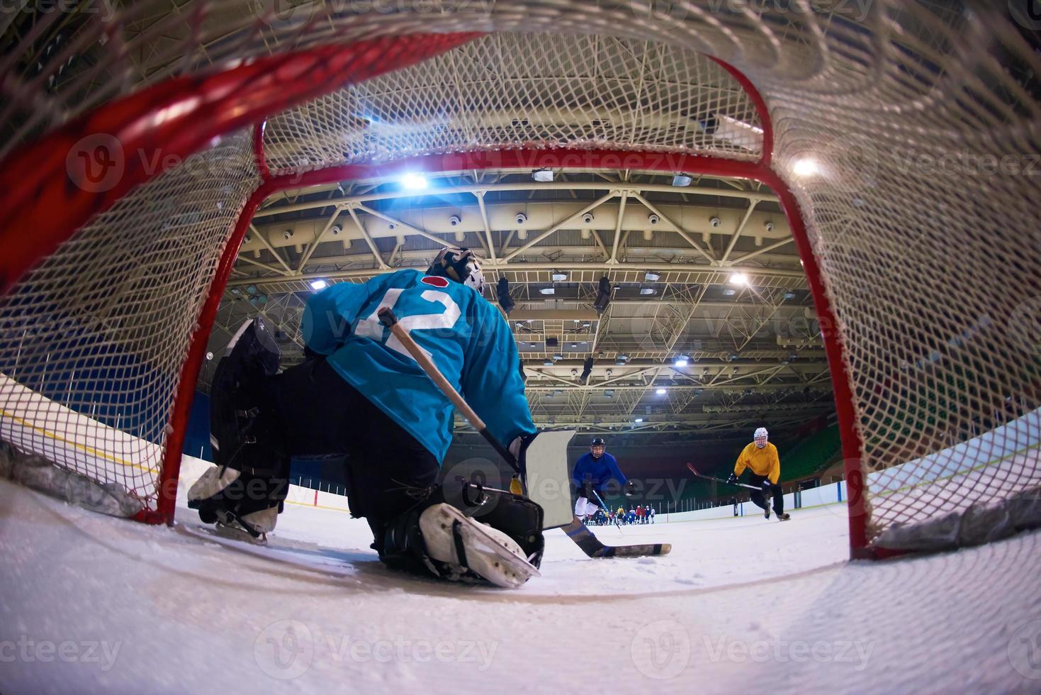 ice hockey goalkeeper photo