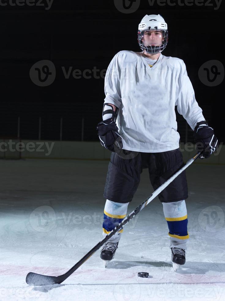 hockey player portrait photo