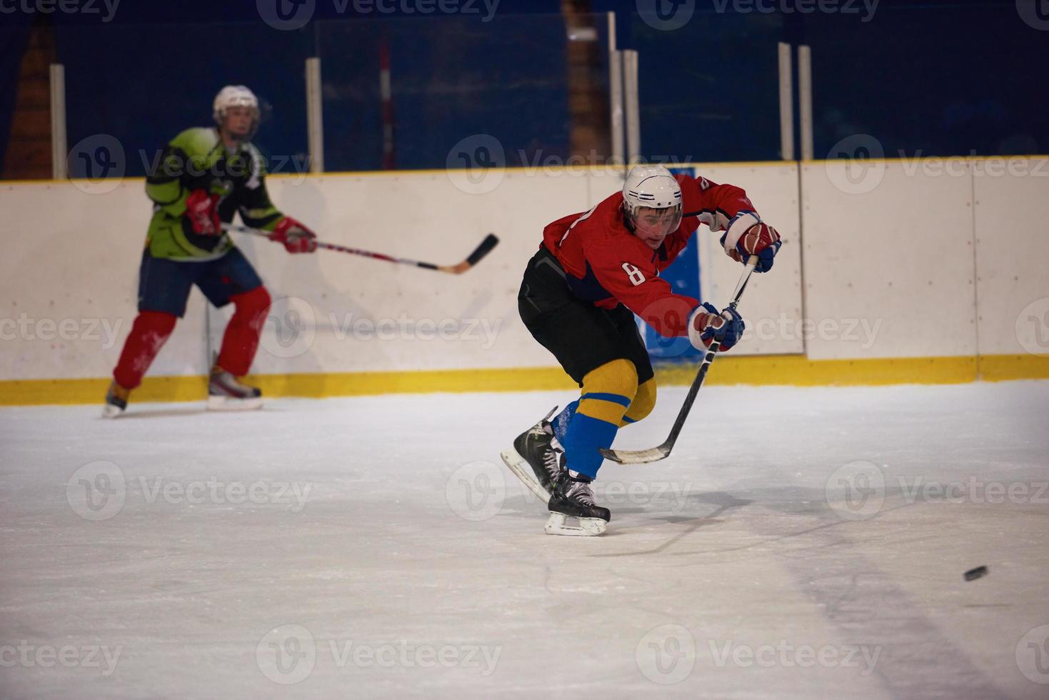 jugadores de hockey sobre hielo foto