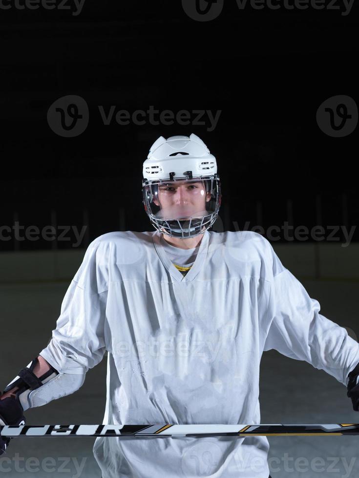 hockey player portrait photo