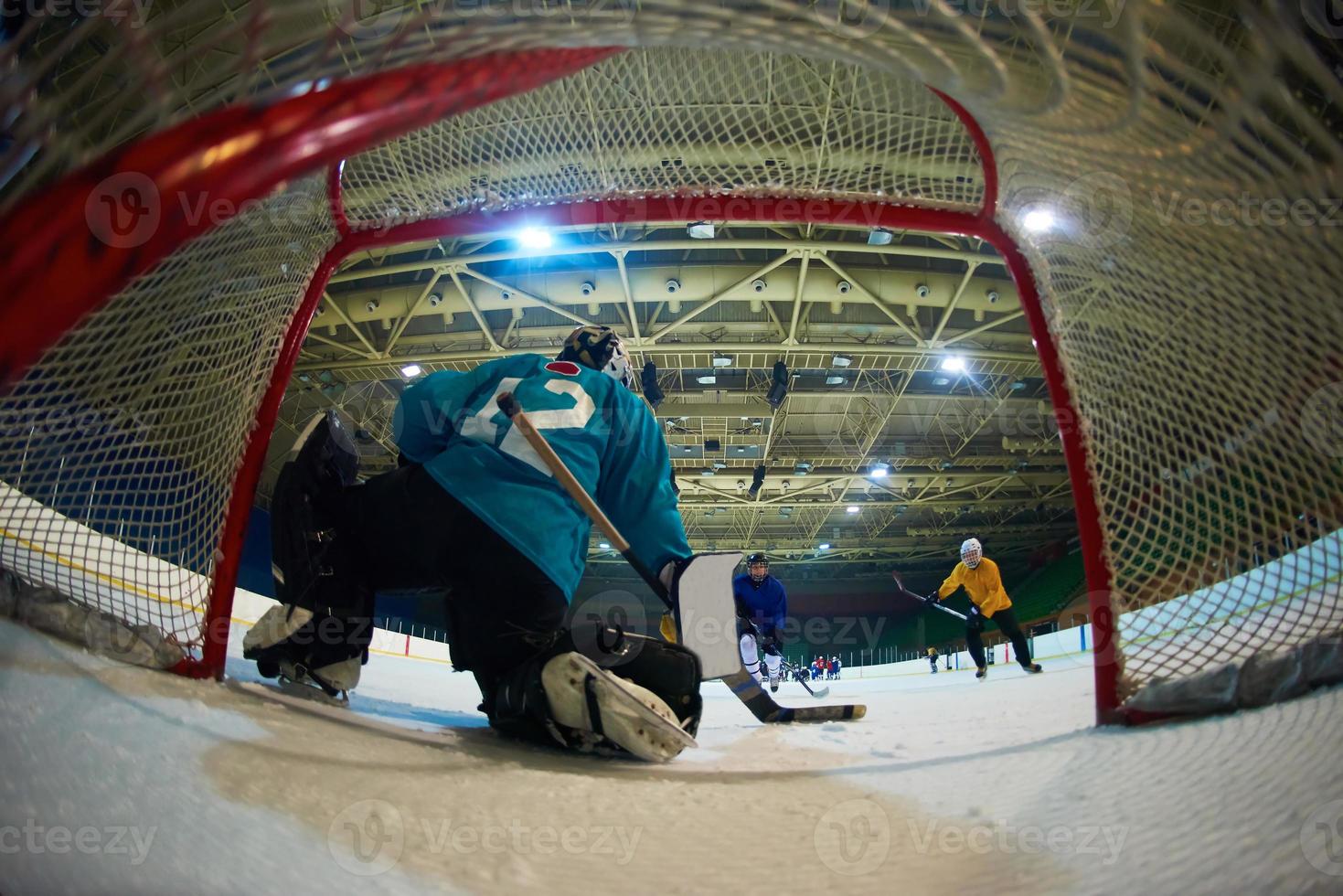 ice hockey goalkeeper photo