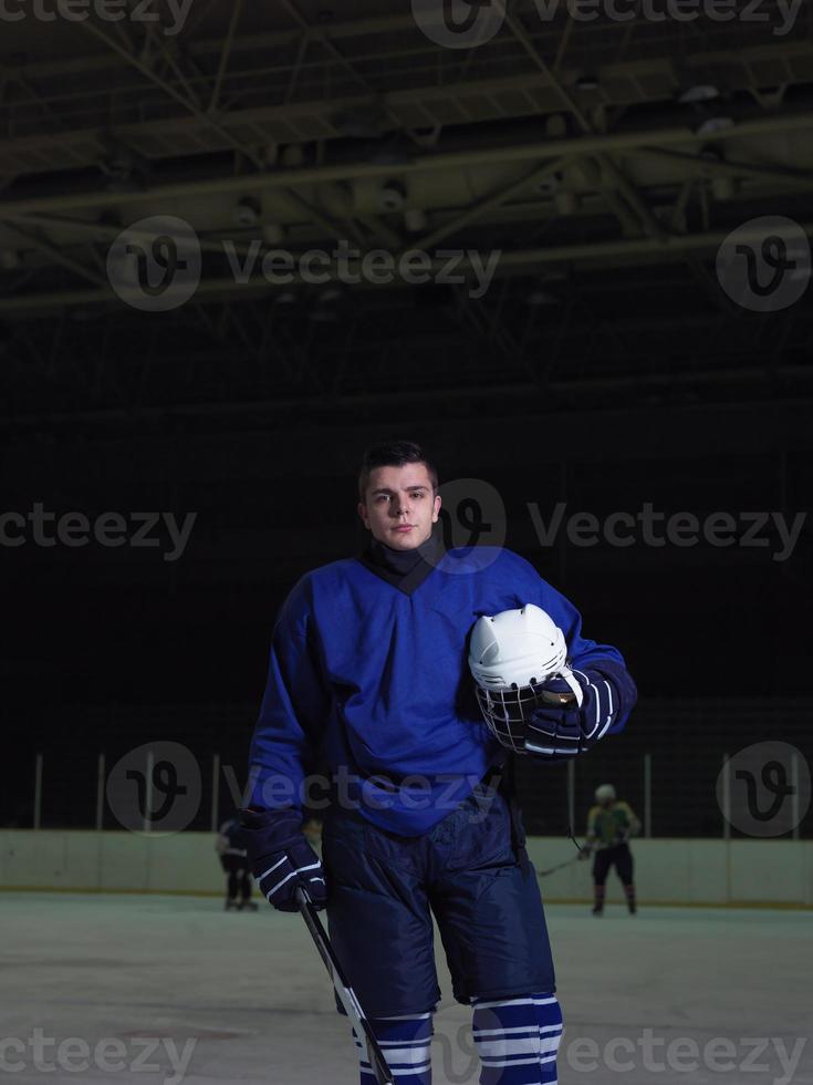 retrato de jugador de hockey foto