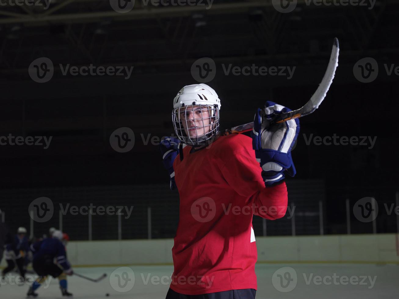 hockey player portrait photo