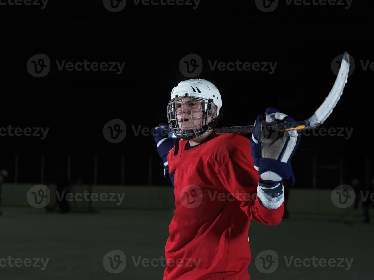 retrato de jugador de hockey foto