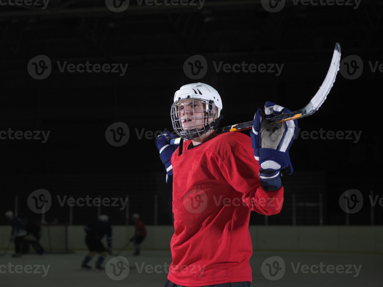 hockey player portrait photo